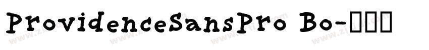 ProvidenceSansPro Bo字体转换